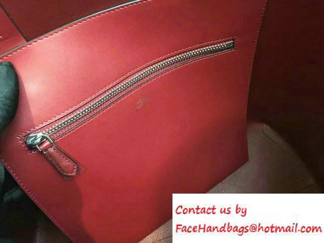 Fendi Bag Bugs Monster Eye Roll Shopping Bag Red 2016 - Click Image to Close