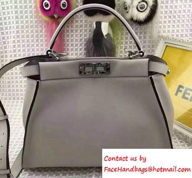 Fendi Camouflage Hardware Medium Peekaboo Bag Off White 2016