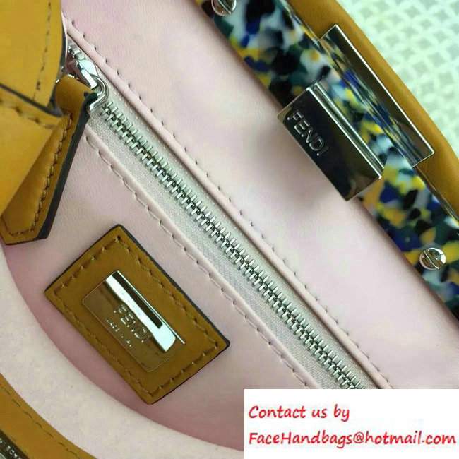 Fendi Camouflage Hardware Mini Peekaboo Bag Khaki 2016 - Click Image to Close
