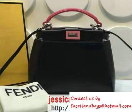 Fendi Peekaboo Mini Bag Black/Red 2016 Fendi Peekaboo Mini Bag Black/Red 2016