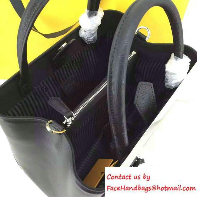 Fendi Petite 2Jours Bug Mini Tote Bag Black