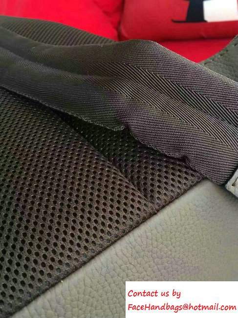 Fendi Roman Leather Faces Selleria Backpack Bag Camel/Black 2016