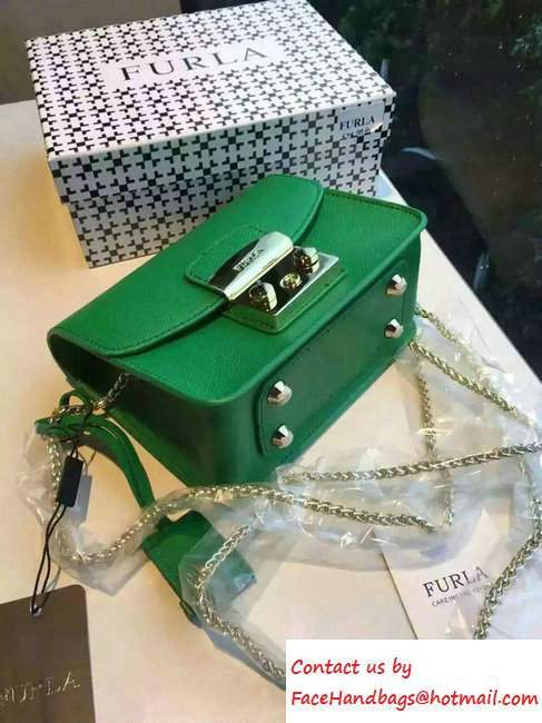 Furla Metropolis Mini Crossbody Bag Green 2016