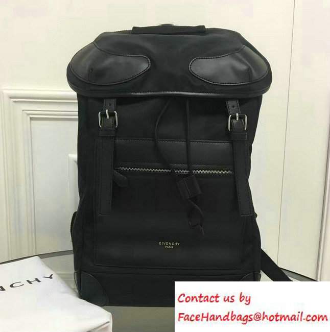 Givenchy Canvas Rider Men's Backpack Black 2016 - Click Image to Close