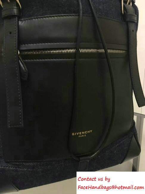 Givenchy Canvas Rider Men's Backpack Denim 2016 - Click Image to Close