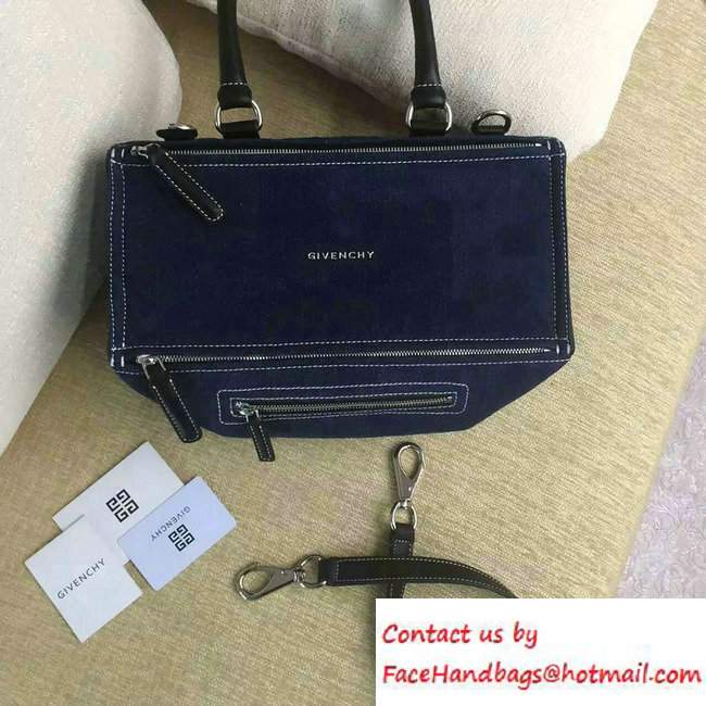 Givenchy denim 'Pandora' clutch in large size - Click Image to Close
