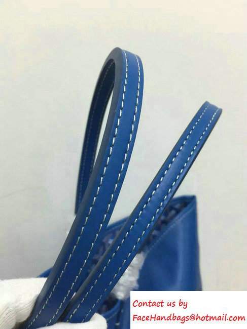 Goyard Anjou Reversible Tote Small/Large Bag Blue - Click Image to Close
