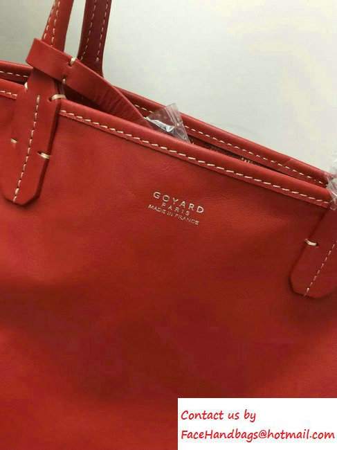 Goyard Anjou Reversible Tote Small/Large Bag Red - Click Image to Close