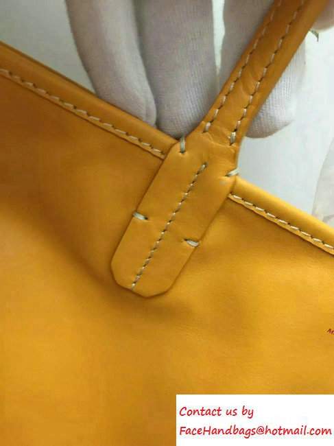 Goyard Anjou Reversible Tote Small/Large Bag Yellow - Click Image to Close