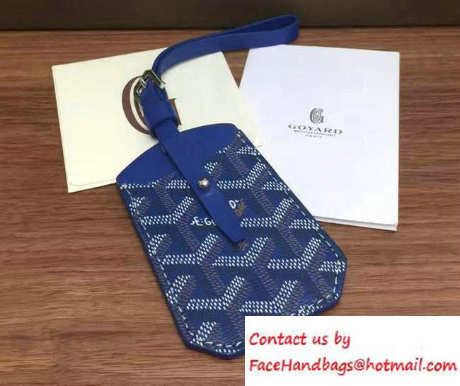 Goyard Bag Charm Dark Blue - Click Image to Close