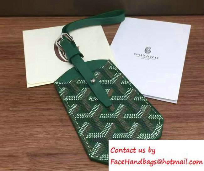 Goyard Bag Charm Green - Click Image to Close