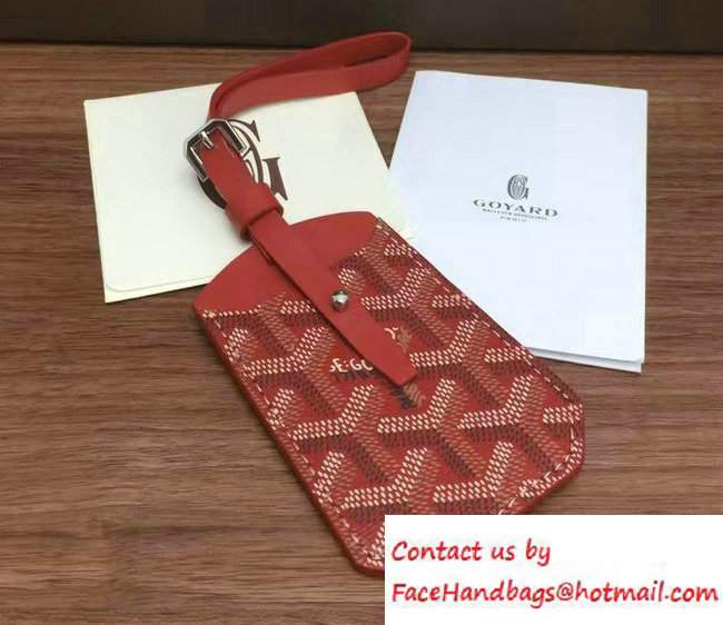 Goyard Bag Charm Red - Click Image to Close