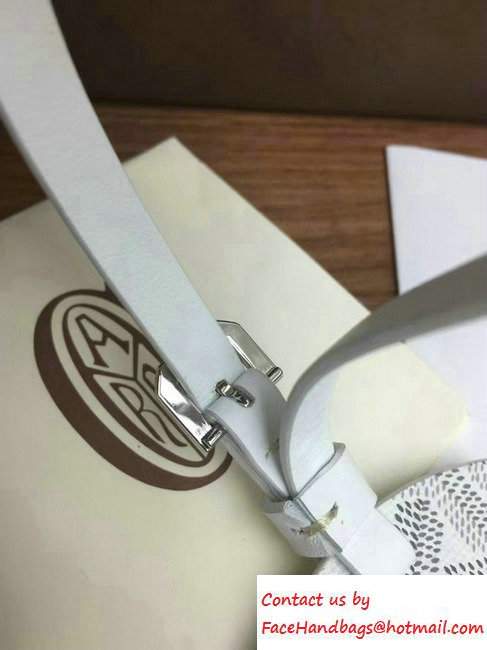 Goyard Bag Charm White - Click Image to Close