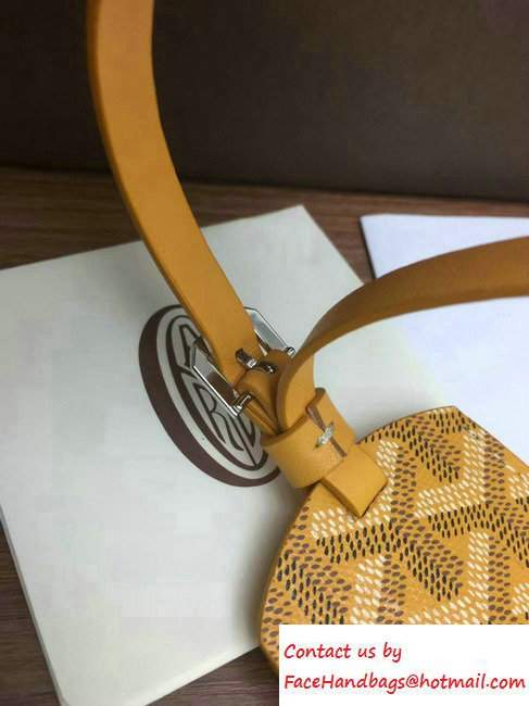 Goyard Bag Charm Yellow - Click Image to Close
