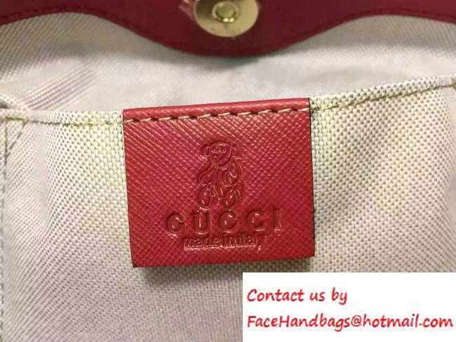 Gucci Children'S GG Supreme Canvas Tote Bag 410812 Strawberry 2016