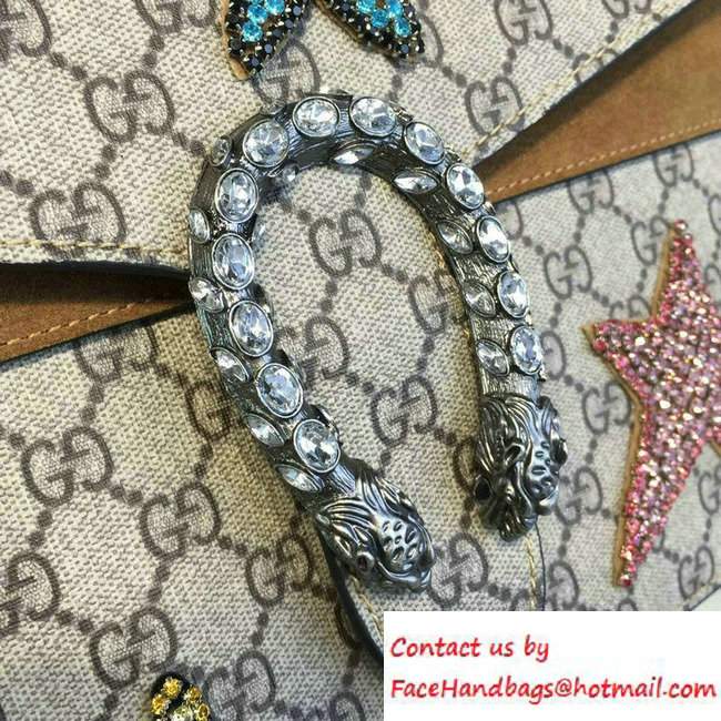 Gucci Dionysus Hand And Comet Beads Embroidered Shoulder Medium Bag 403348 2016 - Click Image to Close