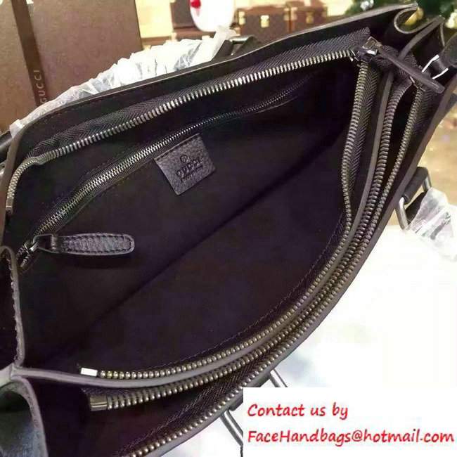 Gucci Dionysus Leather Briefcase Tote Bag 397657 Black