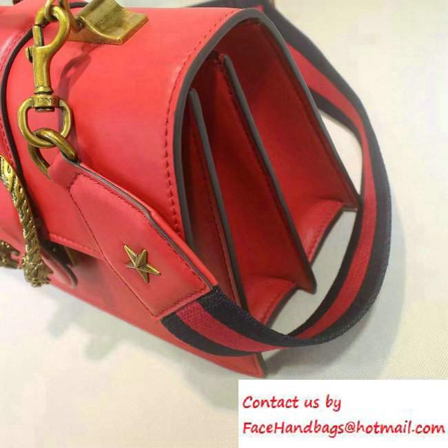 Gucci Dionysus Leather Top Handle Medium Bag 448075 Red 2016 - Click Image to Close
