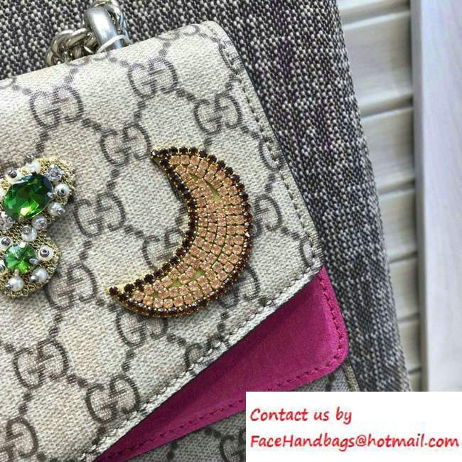 Gucci Dionysus Pierced Heart Beads Embroidered Shoulder Medium Bag 403348 2016 - Click Image to Close