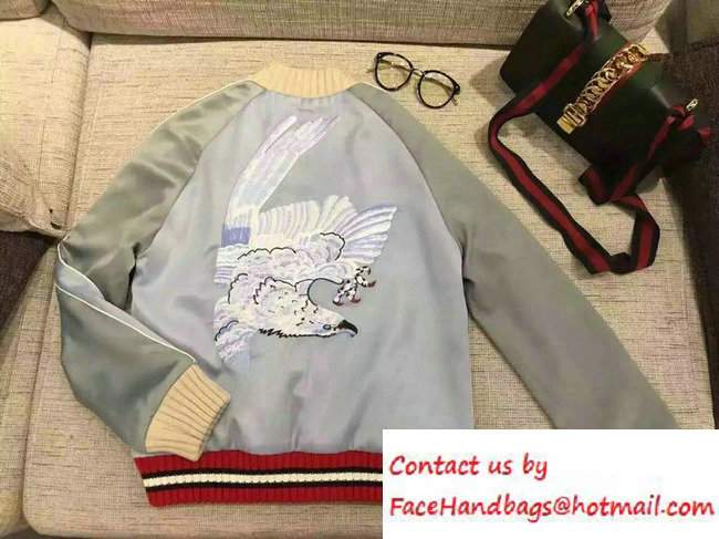 Gucci Embroidered Bird Bomber Jacket 2016 - Click Image to Close