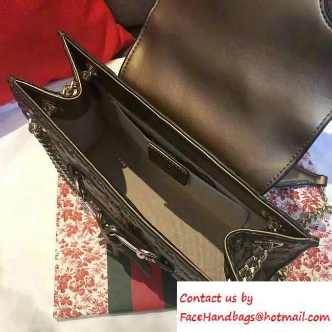 Gucci Emily Guccissima Leather Chain Shoulder Small Bag 369621 Bronze