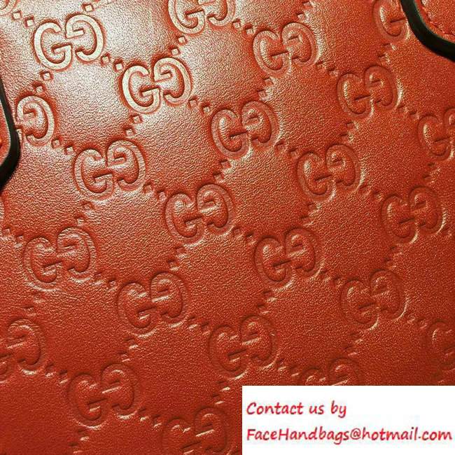 Gucci GG Guccissima Convertible Mini Dome Leather Cross Body Bag 341504 Red - Click Image to Close