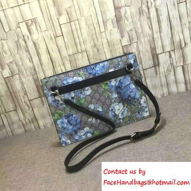 Gucci GG Supreme Canvas Blue Blooms Messenger Bag 429004 2016 - Click Image to Close