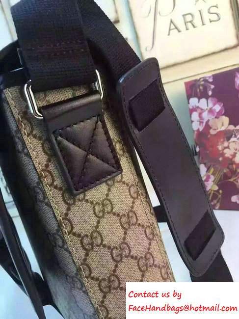 Gucci GG Supreme Canvas Messenger Small Flap Bag 406368 2016