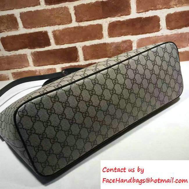 Gucci GG Supreme Medium Tote Bag 410748 Coffee - Click Image to Close