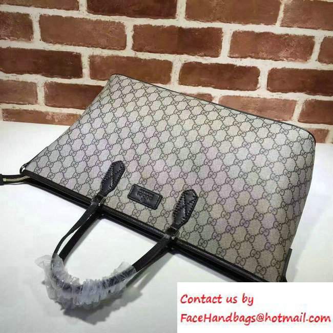Gucci GG Supreme Medium Tote Bag 410748 Coffee