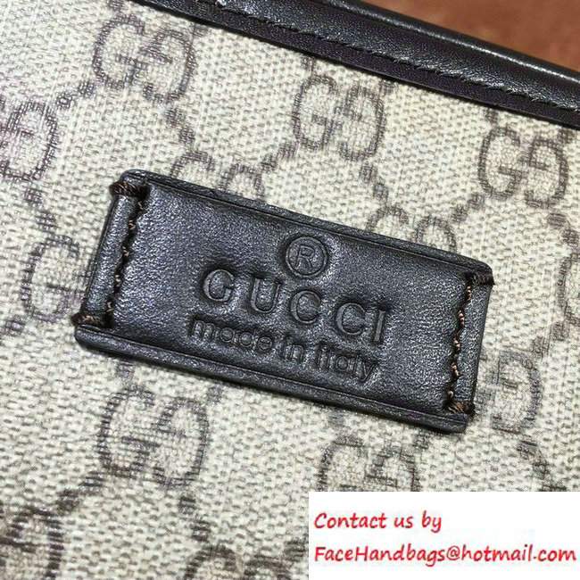 Gucci GG Supreme Medium Tote Bag 410748 Coffee