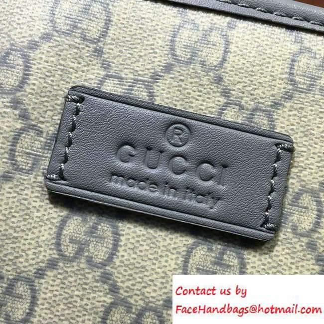 Gucci GG Supreme Medium Tote Bag 410748 Gray