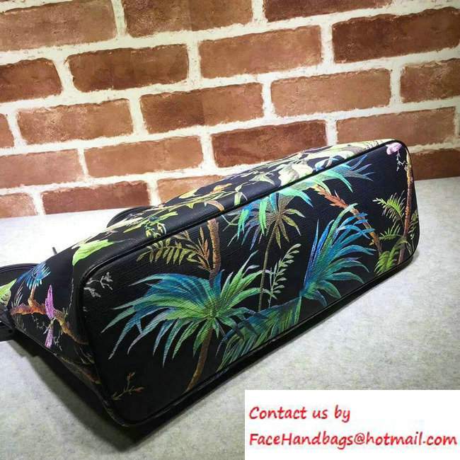 Gucci GG Supreme Medium Tote Bag 410748 Tropical Print