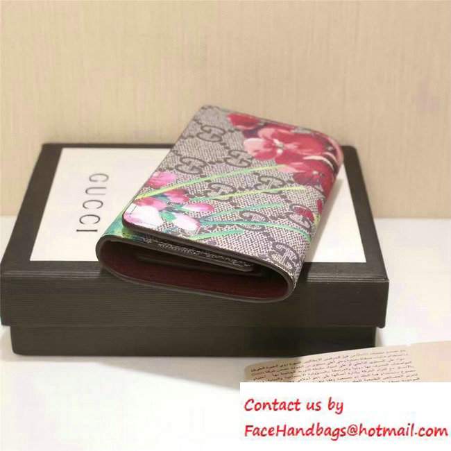 Gucci Key Case Wallet 410078 Red Blooms 2016 - Click Image to Close