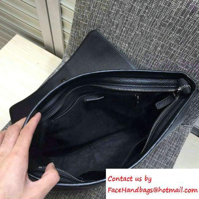 Gucci Leather Men's Messenger Shoulder Bag 281422 Black 2016 - Click Image to Close