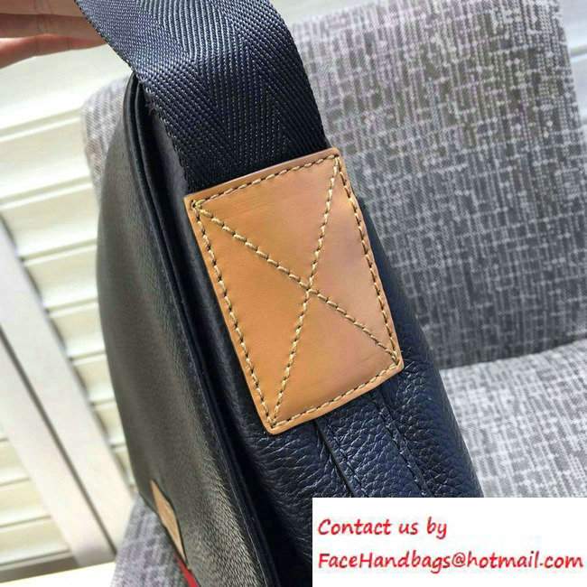 Gucci Leather Men's Messenger Shoulder Bag 281422 Black 2016 - Click Image to Close