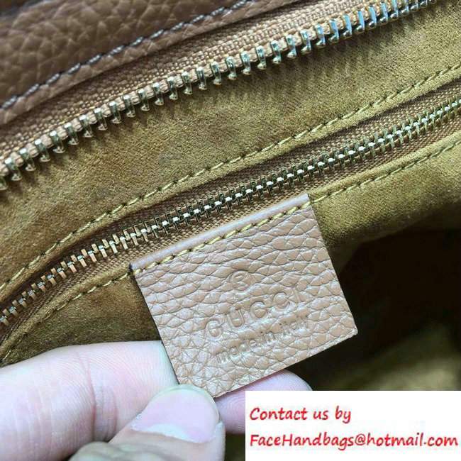 Gucci Leather Men's Messenger Shoulder Bag 281422 Khaki 2016 - Click Image to Close