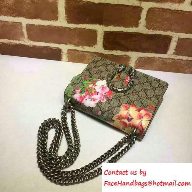Gucci Mini Dionysus Blooms Shoulder Bag 421970 Camel 2016