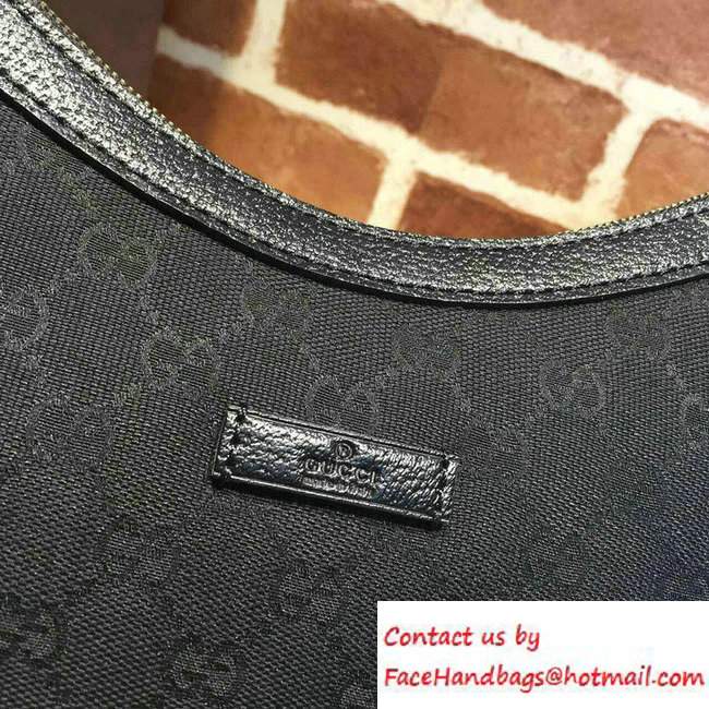 Gucci Original GG Canvas Messenger Medium Bag 181092 Black - Click Image to Close