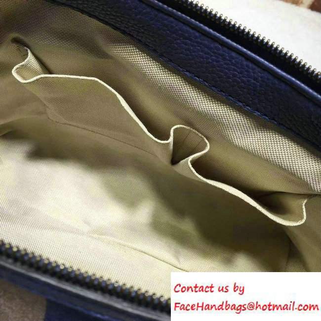 Gucci Rania Original GG Canvas Top Handle Small Bag 353114 Blue