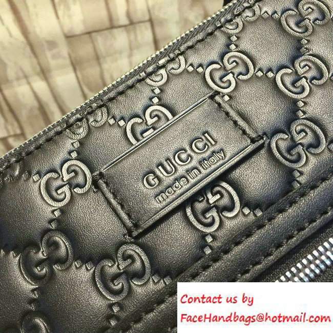 Gucci Signature Leather Messenger Medium Bag 406408 2016 - Click Image to Close