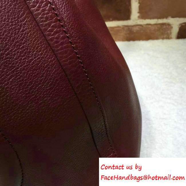 Gucci Soho Leather Shoulder Medium Bag 282309 Date Red