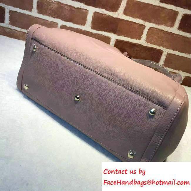 Gucci Soho Leather Shoulder Medium Bag 282309 Nude Pink