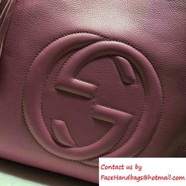 Gucci Soho Leather Shoulder Medium Bag 282309 Pink