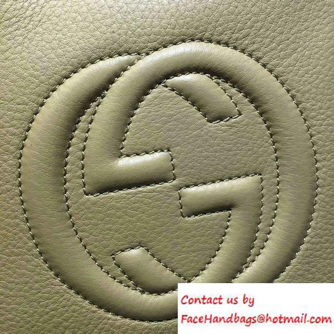 Gucci Soho Leather Shoulder Small Bag 336751 Apricot - Click Image to Close