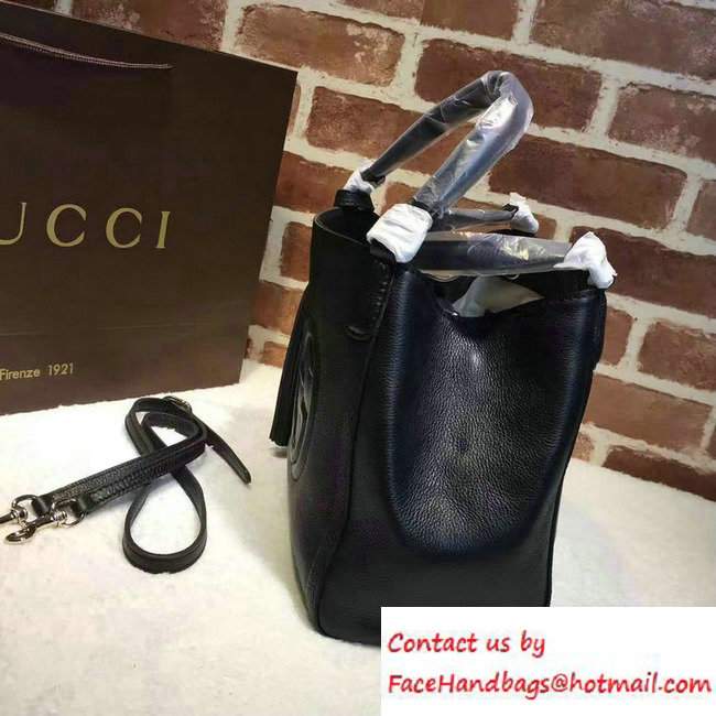 Gucci Soho Leather Shoulder Small Bag 336751 Black