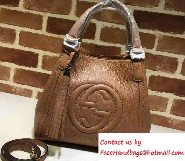 Gucci Soho Leather Shoulder Small Bag 336751 Brown - Click Image to Close