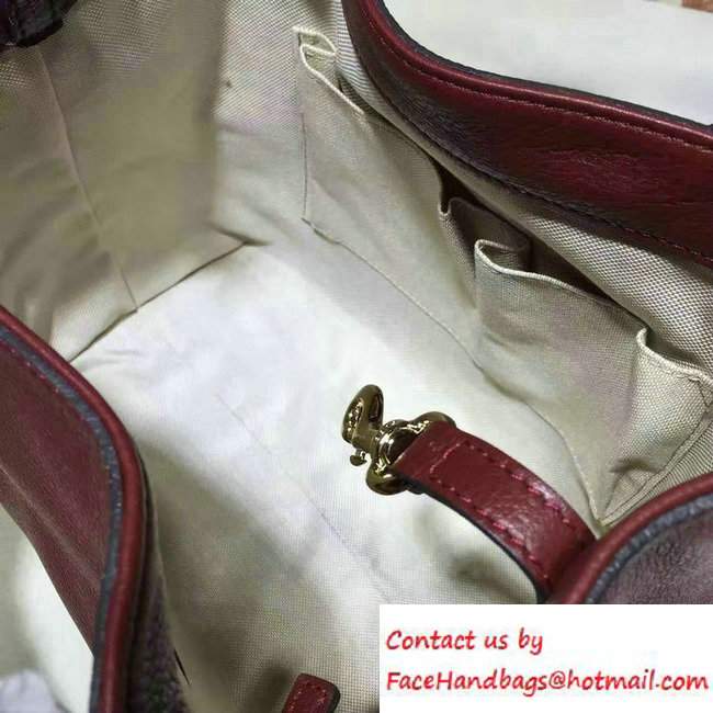 Gucci Soho Leather Shoulder Small Bag 336751 Burgundy