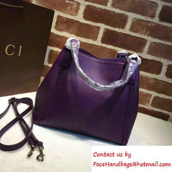 Gucci Soho Leather Shoulder Small Bag 336751 Purple