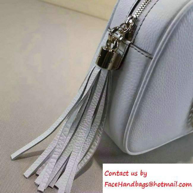 Gucci Soho Leather Shoulder Small Bag With Double Chain Straps 308983 White - Click Image to Close